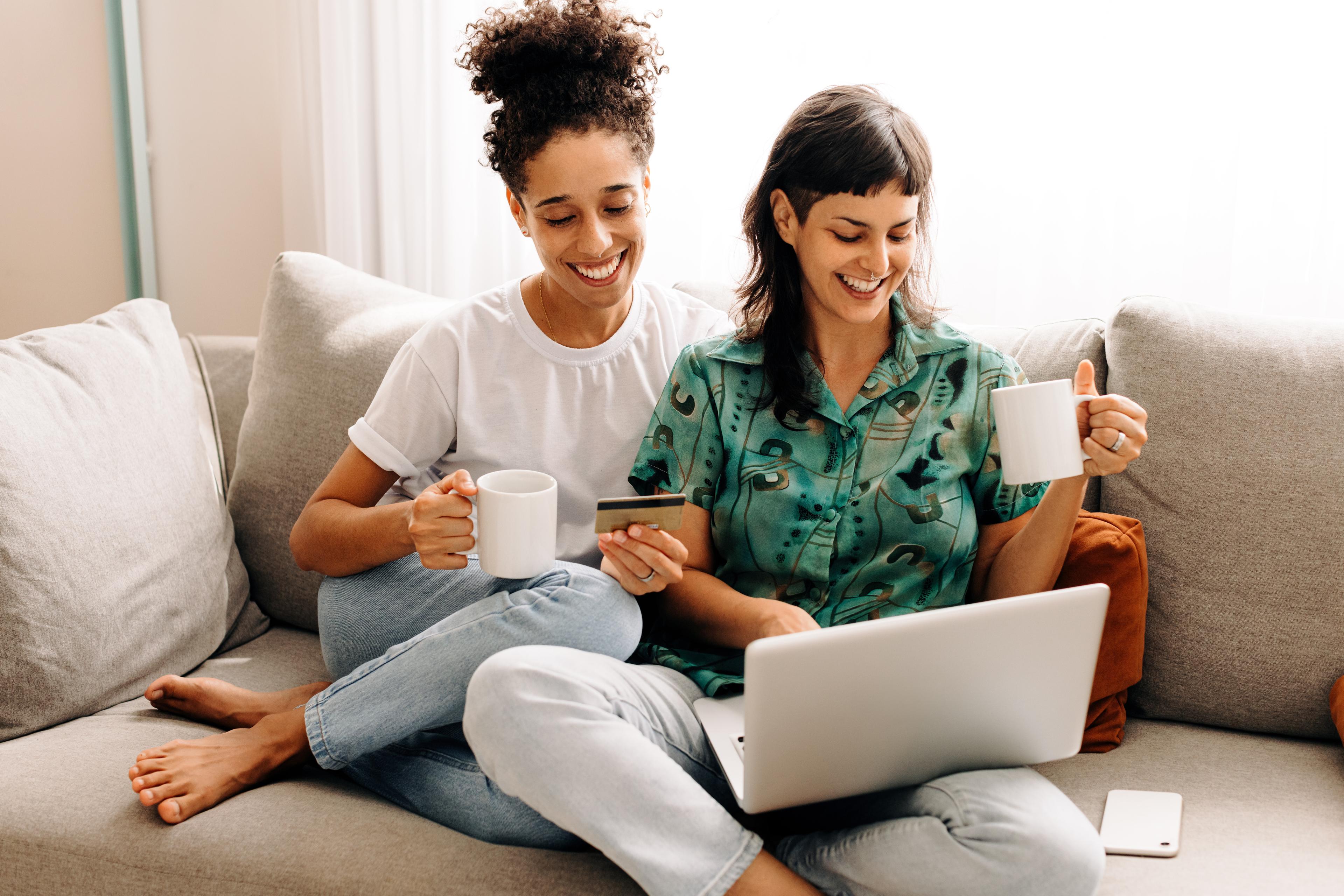 Help Center Two Women On Couch